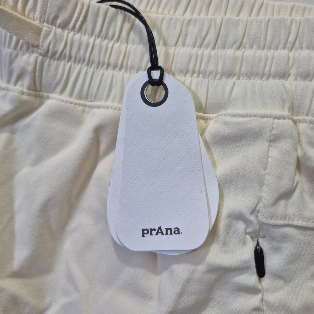 Prana Send Off Pants Womens Medium Yellow Wide Leg Drawstring Comfort Athleisure - Picture 2 of 15